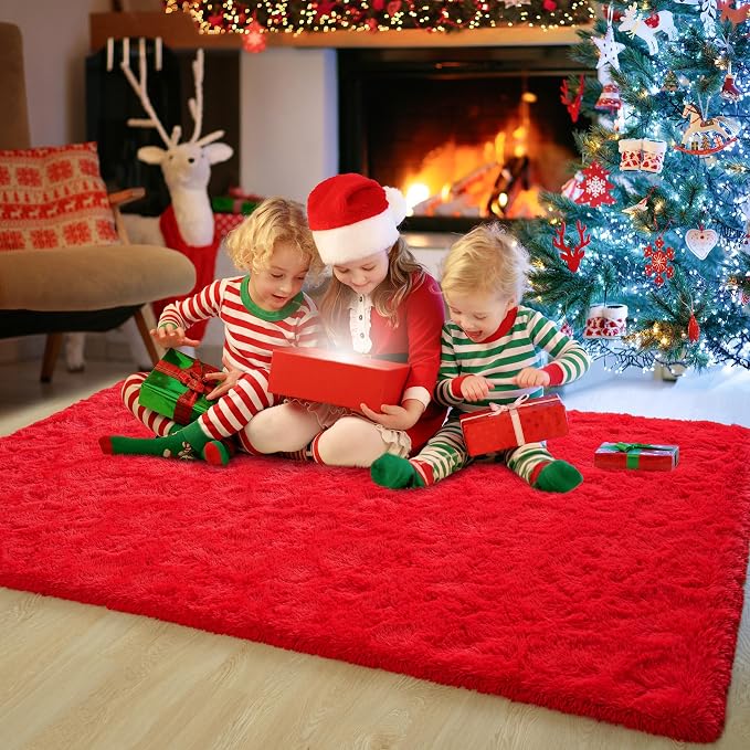 Chicrug Soft Area Rug for Bedroom Living Room Plush Fluffy Rug 8x10 Feet - Image 7