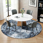Rugflix Round Area Rugs 6Ft for Living Room, Washable Circle Rug - Image 3