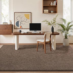 Pettop 5x7 Brown Area Rugs for Living Room Bedroom, Thickened Memory-Foam Throw - Image 4