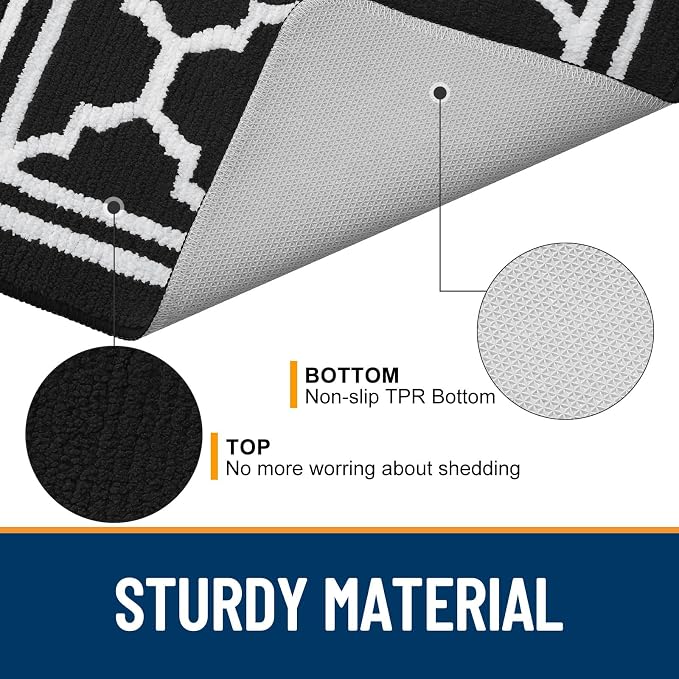 Buganda Indoor Door Mat, Dirt-Resistant and Absorbent Doormat, Low Profile - Image 4