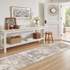 UERMEI 2x8 Washable Runner Rug for Hallway, Non Slip Low Pile Kitchen Carpet - Image 3