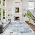 4x6 Area Rugs Washable Rug: Modern Abstract Living Room Rug Soft Anti-Skid Thin by GENTDRIZZ
