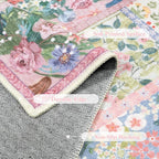 LIVEBOX Pink Washable Rugs 8x10 - Image 5