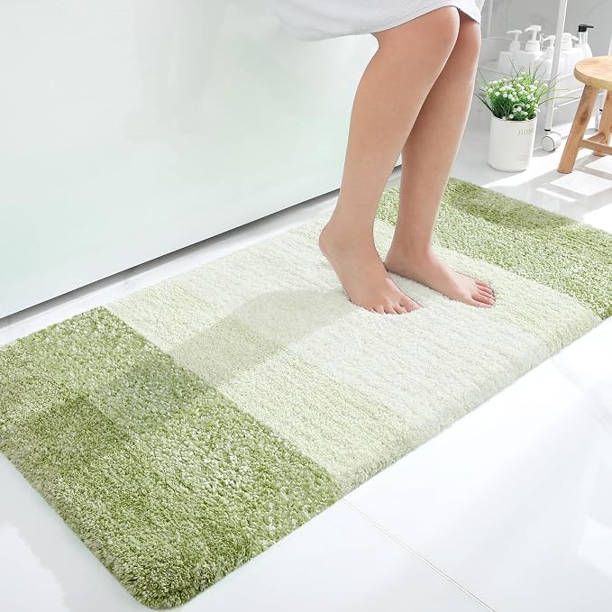 OLANLY Large Bathroom Rugs Mat 50x30, Extra Soft Absorbent Microfiber Bath Rugs by OLANLY