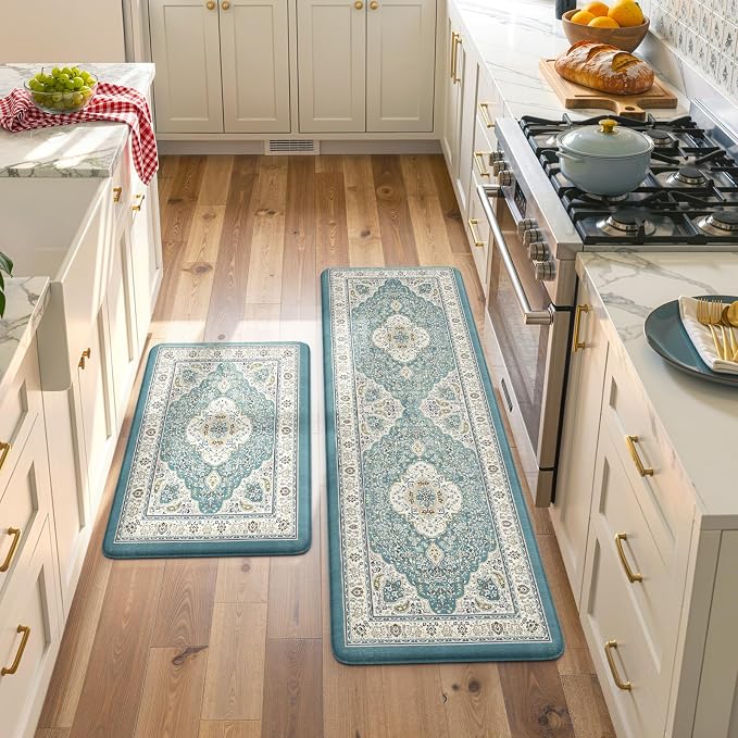 Collive Boho Anti Fatigue Kitchen Mats Sets 2 Piece Non Skid Kitchen Mats - Image 8