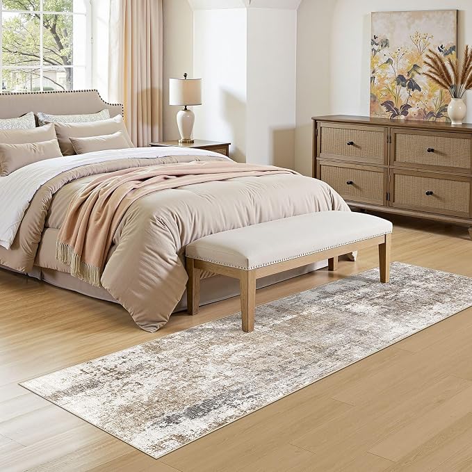 UERMEI 2x6 Washable Runner Rug for Hallway, Non Slip Low Pile Kitchen Carpet - Image 9