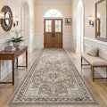 Vintage Hallway Runner Rug 3x10: Large Soft Washable Entryway by COTILED