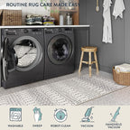 Lahome Moroccan Front Door Rugs Indoor 2x3 Non-Slip Washable Door Mats Indoor - Image 2