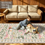 2x6 Soft Washable Runner Rugs: Velvet Feel & 5-10 Degrees Warmer Underfoot - Image 3