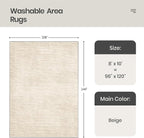 Valenrug Washable Rugs 8x10 - Image 2