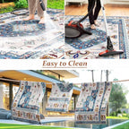 LuxStep Indoor-Outdoor Area Rug 5x7 Ft Washable Outside Rug Outdoor Carpet - Image 5