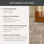 Washable 8x12 Large Living Room Area Rug - Image 7