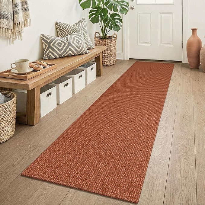 KOZYFLY Runners for Hallways 2x6 ft Washable Kitchen Runner Non Slip Rubber by KOZYFLY