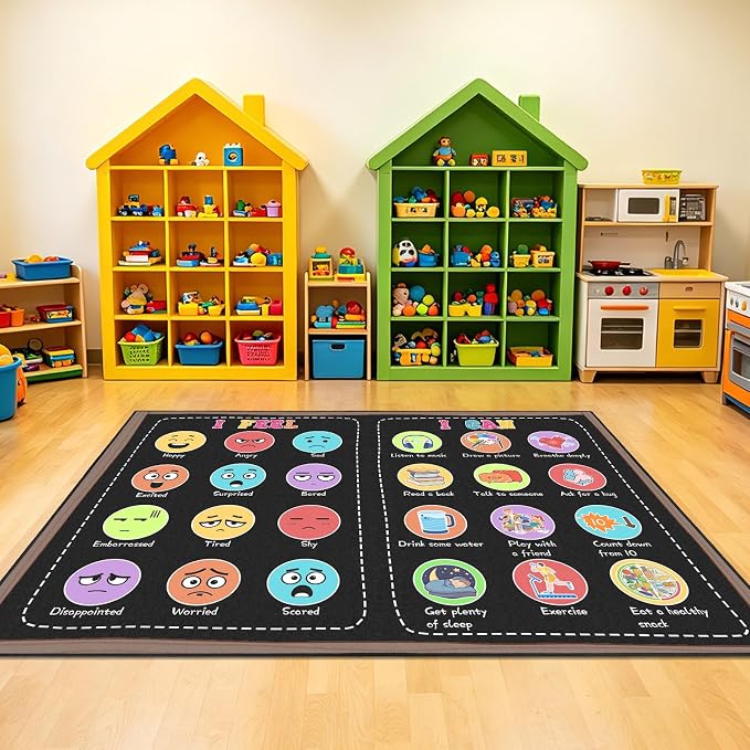 Classroom Rug Elementary 5x7 ft, Calming Corner Rug - Image 8