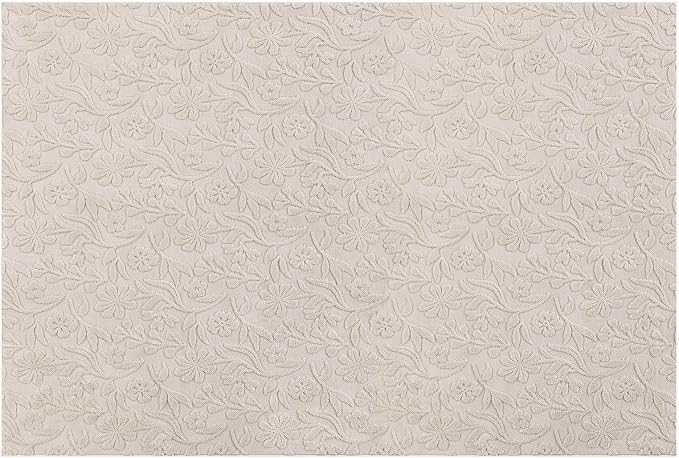 Vaukki 6x9 Area Rug for Living Room, Soft Fluffy Washable Modern Floral Indoor - Image 9