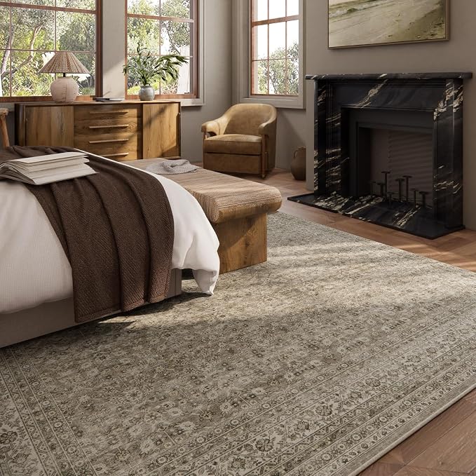 10x12 Area Rugs for Living Room: Large Rugs Washable Stain Resistant Non Slip - Image 4