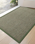 DEXI Ultra Thin Entryway Indoor Door Mat 17x30, Non Slip Rubber Backing Inside by DEXI