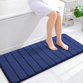 OLANLY Memory Foam Long Bathroom Rugs Runner 47x20, Super Soft Absorbent Bath by OLANLY