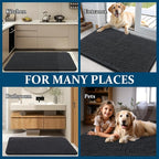 OLANLY Dog Door Mat for Muddy Paws 36x24, Absorbs Moisture and Dirt, Absorbent - Image 8