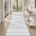 cotiled Hallway 2.6x10 Runner Rugs: Washable Boho Rugs by COTILED