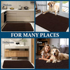 OLANLY Dog Door Mat for Muddy Paws 32x20, Absorbs Moisture and Dirt, Absorbent - Image 8
