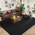 Amearea Large Modern Area Rugs for Bedroom Living Room, 5x8 Feet Black by AmeareaDirect