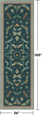 Hazo Haus 3x10 Washable Hallway Runner, Foldable Indoor Carpet - Image 2