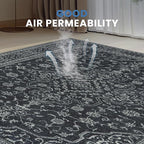 Washable Rugs 8x10 Area Rugs for Living Room, Dining Room- Soft Low Pile - Image 5