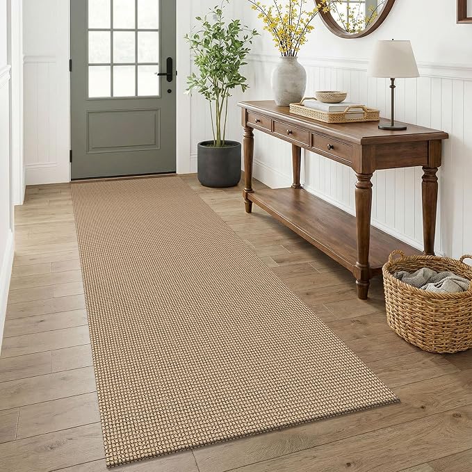 KOZYFLY 3x7 Washable Kitchen Runner Rug, Non Slip Wide Runners by KOZYFLY