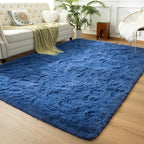 Andecor Soft Fluffy Bedroom Rugs, 6 x 9 Feet Indoor Shaggy Plush Area Rug by Andecor