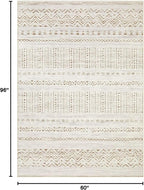 cotiled 5x8 Area Rugs Living Room Rug: Washable Boho Rugs - Image 2