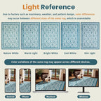 LIANLAM Checkered Rug 9x12 Area Rugs - Image 8