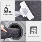 PURRUGS Dirt Trapping Door Mat 24" x 70", Non-Slip Machine Washable Entry Rug - Image 7