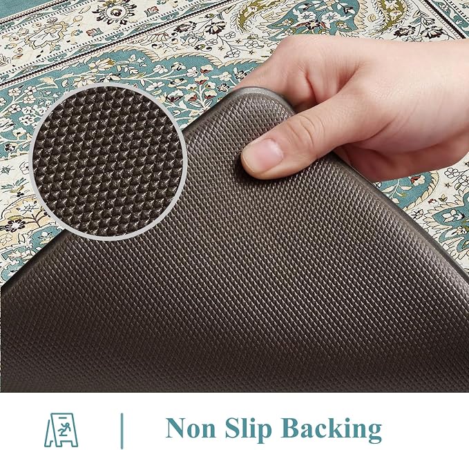 Collive Boho Anti Fatigue Kitchen Mats Sets 2 Piece Non Skid Kitchen Mats - Image 4