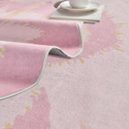 Latte&Fog Pink 6ft Round Area Rug - Image 6