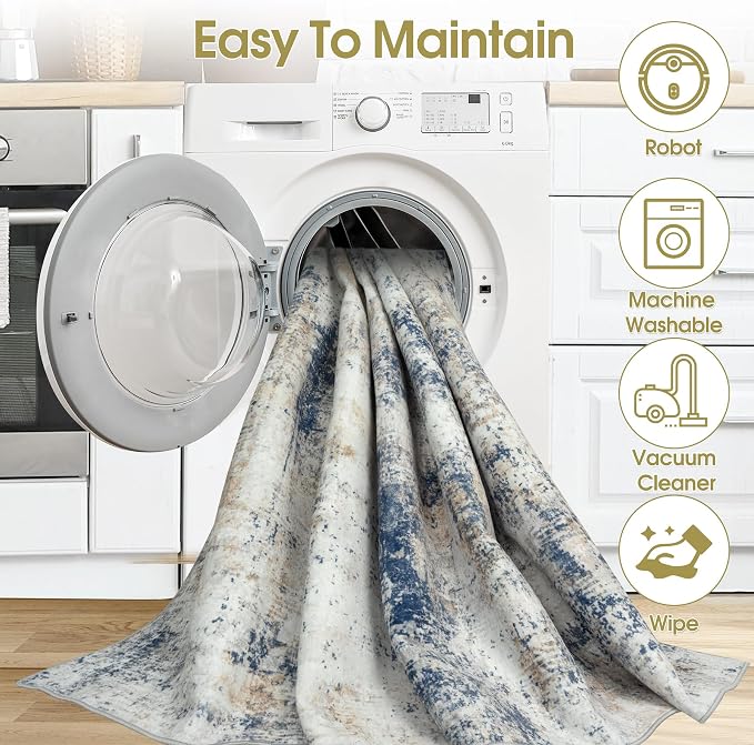 Area Rug Living Room Rugs: 5x7 Washable Rug - Image 6