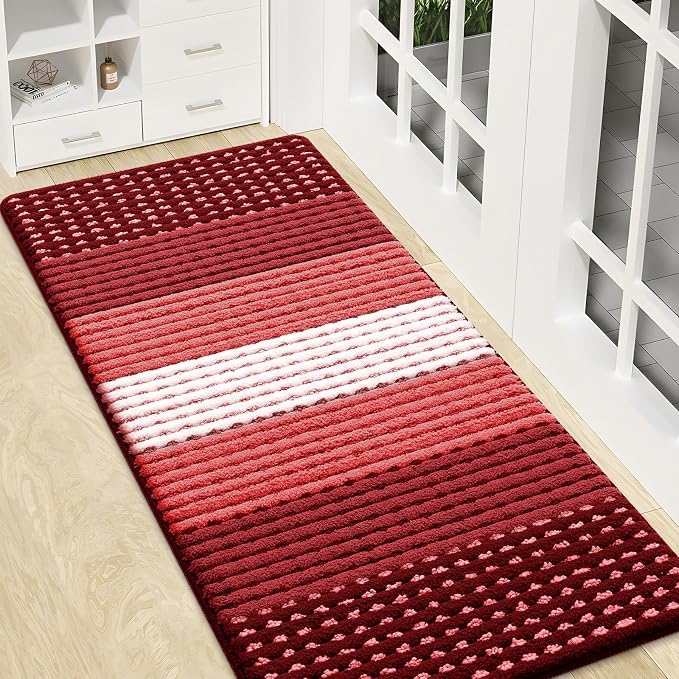 Kitinjoy Indoor Outdoor Door Mat, 47x20 Non-Slip Absorbent Dirt Trapper by Kitinjoy