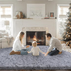 Mugorn 8x10 Area Rugs for Living Room, Large Fluffy Rugs for Bedroom, Soft - Image 2