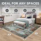 8x10 Area Rugs for Living Room Rug Washable: Modern Large Rug for Dining Room - Image 2