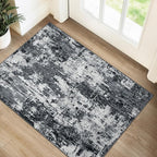 RELEANY Washable Area Rugs 2'x3' Non-Slip Modern Abstract Soft by RELEANY