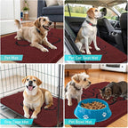 OLANLY Dog Door Mat for Muddy Paws 30x20, Paw Print Design, Absorbs Moisture - Image 7