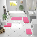 OLANLY Small Bathroom Rugs 24x16, Extra Soft Absorbent Chenille Bath Rugs - Image 8