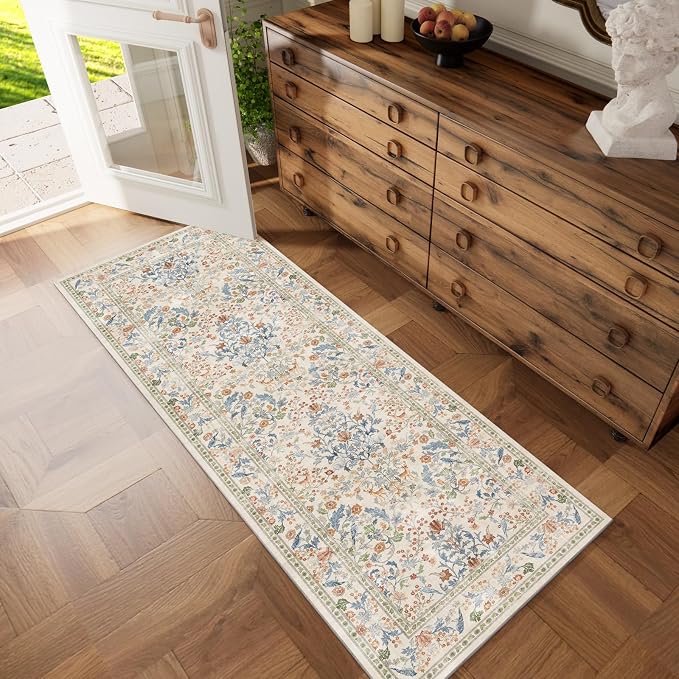 Washable Runners for Hallways Kitchen Rug: 2'6"x8' Runner Rugs Stain Resistant - Image 6