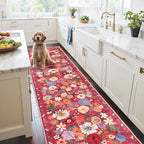 Rug for Hallways Kitchen Rug 2'6" x 14', Non Slip Washable Rugs - Image 5