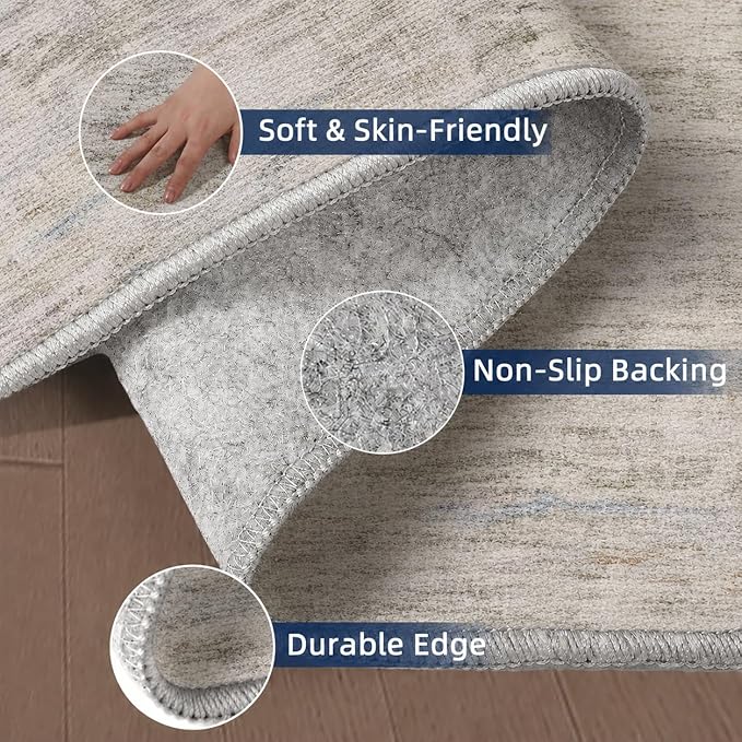 Washable Runners for Hallway 2x6 Runner Rug, Ultra-Thin Kitchen Runner Rugs - Image 4