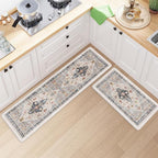 Collive Farmhouse Anti Fatigue Kitchen Mat, Cushioned Kitchen Rug Sets of 2 - Image 7