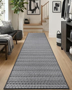 DEXI Hallway Runner Rug 2'4"x12', Non Slip Rubber Backed Runners Carpet - Image 4