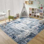 Rugcomf 8x10 Rug Washable Boho Rug Soft Large Area Rug Non-Slip Non-Shedding - Image 2