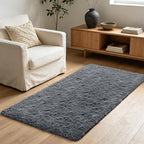 Shag Runner Rug for Bedroom Living Room 3x7 Upgrade Non-Slip Fluffy Soft - Image 6
