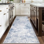 IOHOUZE Abstract Runner Rug 3x8 Ft Washable Runners - Image 2